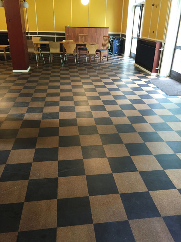 Fællessrum i kollegie med Wicanders Naturkork Double side