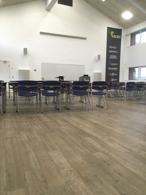 Kontor med Wicanders Hydrocork Arcadian Rye Pine