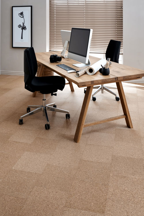 Skrivebord på Timberman Kork Gulv