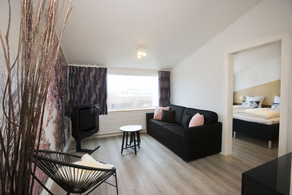 Hotelværelse med Novego Classic Grey Oak