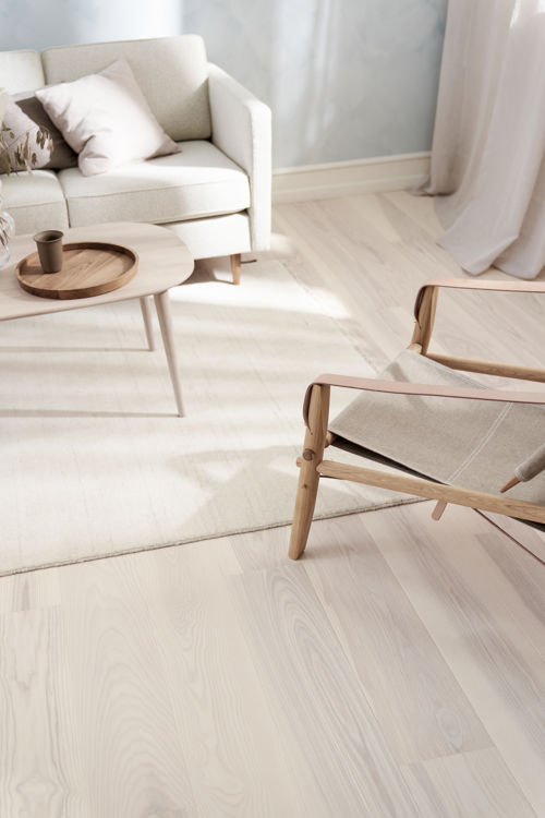 Timberman Slotsplank Ask Accent Hvid