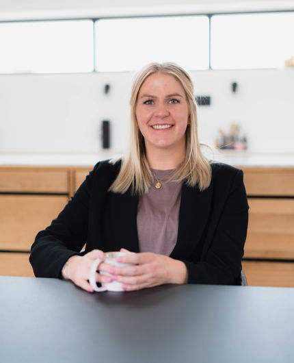 Hjemme hos Kimie Falk